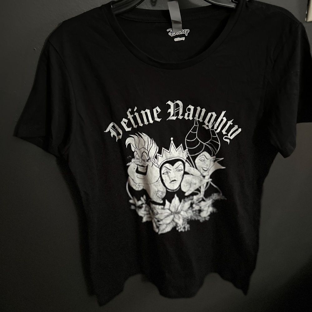 Next Level Target Men's Disney Villains Define Naughty T-Shirt Size Large - Picture 4 of 5